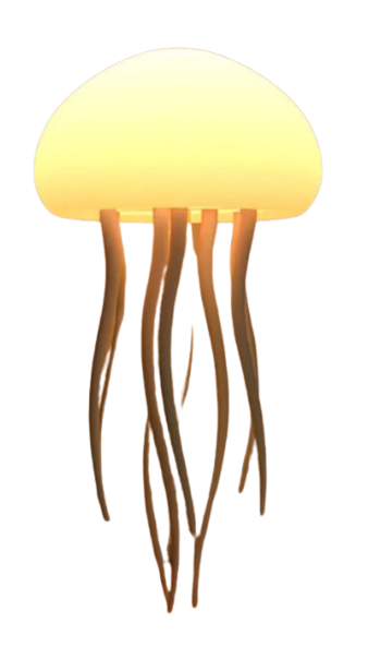 Bionic Jellyfish Night Lamp — Voice Control RGB