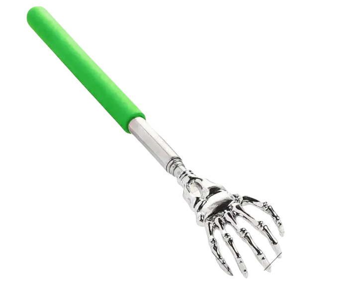 Telescoping Back Scratcher — Extendable Stainless Steel, Humans & Pets