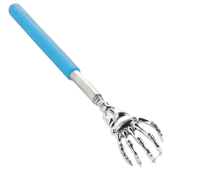 Telescoping Back Scratcher — Extendable Stainless Steel, Humans & Pets