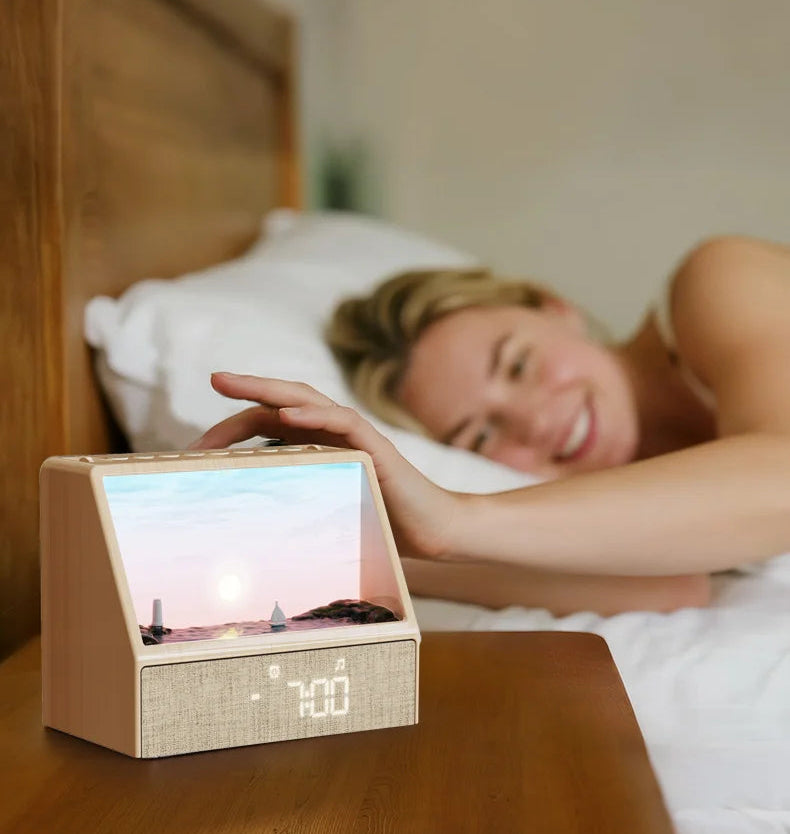 Sunrise Alarm Clock — White Noise, 24 Sounds, Sleep Aid Night Light, Bluetooth