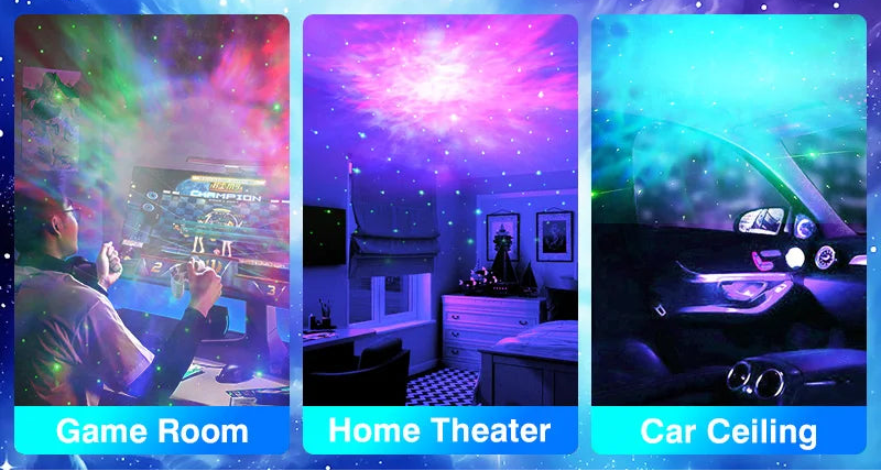 Astronaut Galaxy Projector — LED Night Light