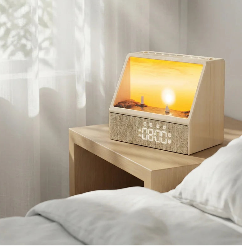 Sunrise Alarm Clock — White Noise, 24 Sounds, Sleep Aid Night Light, Bluetooth