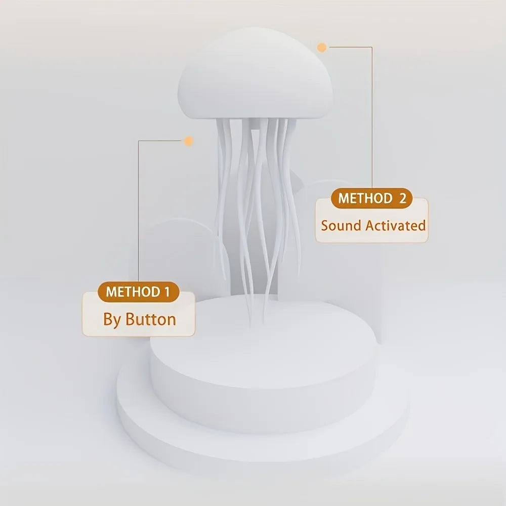 Bionic Jellyfish Night Lamp — Voice Control RGB