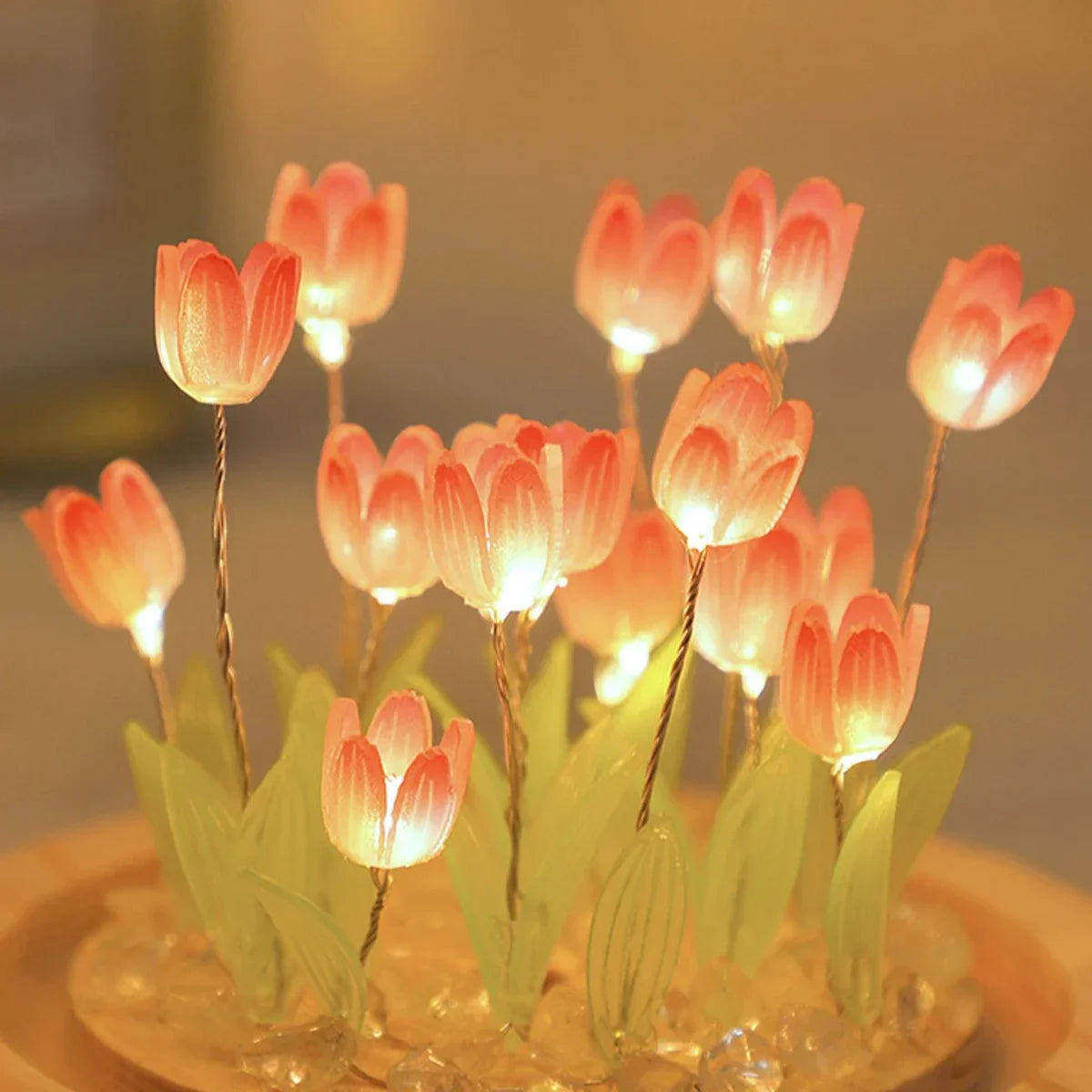 Eternal Bloom LED Night Lamp – Handcrafted Ambient Light