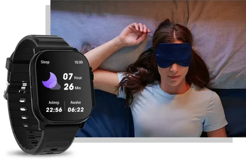 LAXASFIT Smartwatch — Bluetooth Calls & Heart Rate Monitor