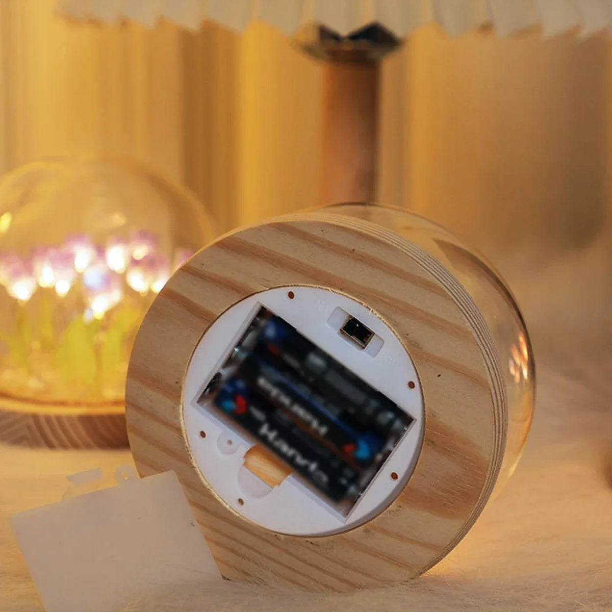 Eternal Bloom LED Night Lamp – Handcrafted Ambient Light
