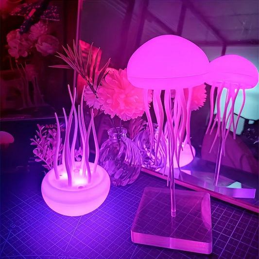 Bionic Jellyfish Night Lamp — Voice Control RGB