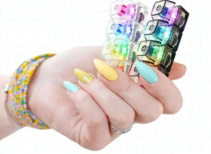 LED Clicker Keyboard Keychain — Anti-Stress Fidget Toy