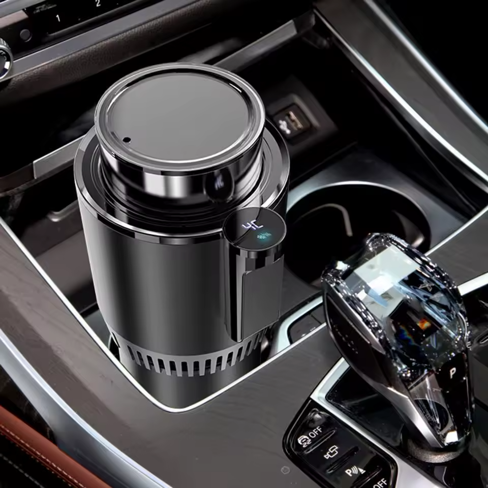 2-in-1 Car Cup Warmer & Cooler — Touch Screen, Fits All Vehicle